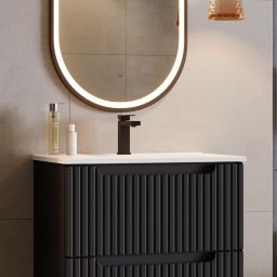 Comad Dance White umywalka 81x40 cm prostokątna nablatowa biała CFP-8009DANCE80DP