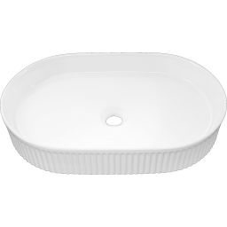 Comad Beyond 3 umywalka 56x36 cm owalna nablatowa biała BEYOND 3 WHITE ( E-6531 )