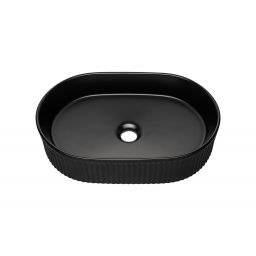 Comad Beyond 5 umywalka 48x32,5 cm owalna nablatowa czarna BEYOND 5 BLACK ( E-6564 )