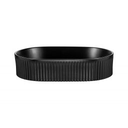 Comad Beyond 5 umywalka 48x32,5 cm owalna nablatowa czarna BEYOND 5 BLACK ( E-6564 )