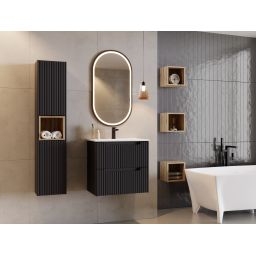 Comad Dance White umywalka 81x40 cm prostokątna nablatowa biała CFP-8009DANCE80DP