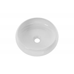 Comad Wiki umywalka 36x36 cm okrągła nablatowa biała UN-WIKI-SW