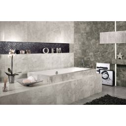 Ceramstic Bergen White płytka ścienna 60x30 cm szary połysk