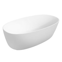 Cristalstone Separado wanna wolnostojąca 180x90 cm owalna biała CINCO180BEZPRZELEWU