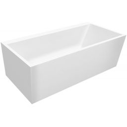 Cristalstone Linea Ideal wanna wolnostojąca 170x80 cm prostokątna biała W1700-WRT12BEZPRZELEWU