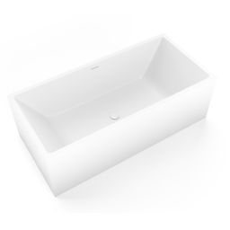 Cristalstone Linea Ideal wanna wolnostojąca 170x80 cm prostokątna biała W1700-WRT4ZPRZELEWEM