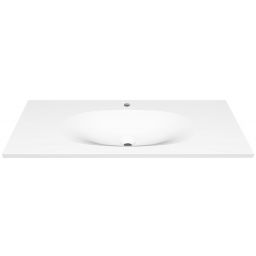 Cristalstone Armonico umywalka 110x45 cm wpuszczana prostokątna biały U1100-MCOTG