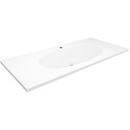 Cristalstone Armonico umywalka 110x45 cm wpuszczana prostokątna biały U1100-MCOTG