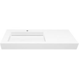 Cristalstone Linea Ideal umywalka 120x45 cm prostokątna biały U1200-MBLOLC