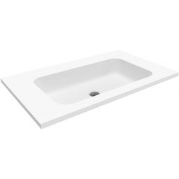 Cristalstone Linea Simpla umywalka 70x45 cm wpuszczana prostokątna biały U700-MCOT/CR/BO