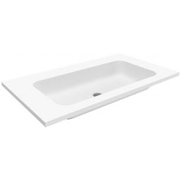 Cristalstone Linea Simpla umywalka 80x45 cm wpuszczana prostokątna biały U800-MCOT/CR/BO