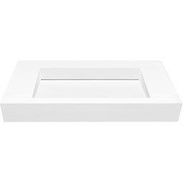 Cristalstone Linea Ideal umywalka 90x45 cm ścienna prostokątna biały U900-MCOLC/BO