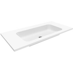 Cristalstone Linea Simpla umywalka 90x45 cm wpuszczana prostokątna biały U900-MCOT/CR/BO