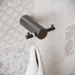 Cersanit Zen wieszak na ręcznik gun metal S951-876