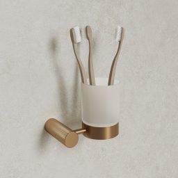 Cersanit Zen kubek na szczoteczki miedź szczotkowana S951-903