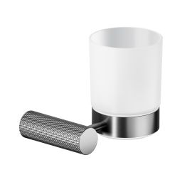 Cersanit Zen kubek na szczoteczki czarny-gun metal S951-904