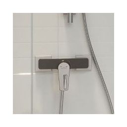Cersanit Mille bateria prysznicowa ścienna czarna/chrom S951-034