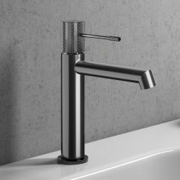 Cersanit Zen bateria umywalkowa stojąca wysoka gun metal S951-599