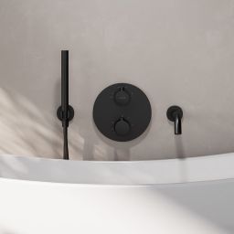 Cersanit Zen wylewka wannowa czarny mat S951-554