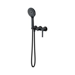 Cersanit Virgo bateria wannowo-prysznicowa podtynkowa czarna S522-114