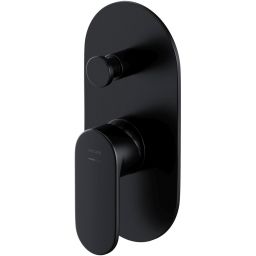 Cersanit Crea bateria wannowo-prysznicowa podtynkowa czarna S951-322