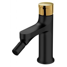 Cersanit Inverto bateria bidetowa czarna uchwyty 2 Design in 1 czarny i złoty S951-288