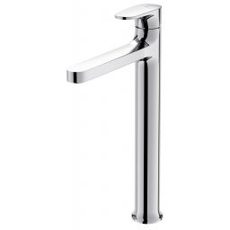 Cersanit Inverto bateria umywalkowa stojąca wysoka chrom uchwyty 2 Design in 1 chrom i czarny S951-301
