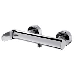 Cersanit Inverto bateria prysznicowa chrom uchwyty 2 Design in 1 chrom i czarny S951-326