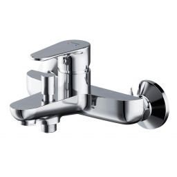 Cersanit Libra bateria wannowo-prysznicowa ścienna chrom S951-406