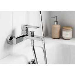 Cersanit Zip bateria wannowo-prysznicowa ścienna chrom S951-560