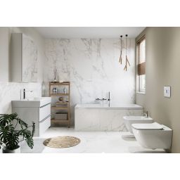 Cersanit Virgo bateria wannowo-prysznicowa ścienna termostatyczna chrom S951-561