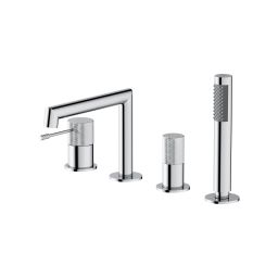 Cersanit Zen bateria wannowo-prysznicowa nawannowa chrom S951-565