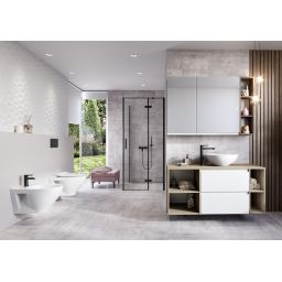 Cersanit Moduo bateria prysznicowa ścienna czarna S951-577