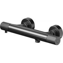 Outlet - Cersanit Zen bateria prysznicowa ścienna termostatyczna gun metal S951-583