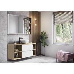 Cersanit Moduo bateria umywalkowa stojąca wysoka czarna S951-585