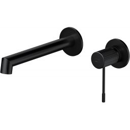 Cersanit Zen bateria umywalkowa podtynkowa kompletna czarny mat S951-597