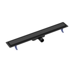 Cersanit Tako odpływ liniowy 80 cm z rusztem czarny mat S907-019