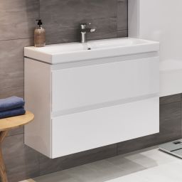 Cersanit Moduo szafka slim 50 cm podumywalkowa biała S929-006