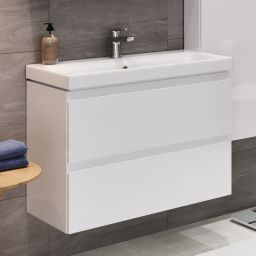 Cersanit Moduo umywalka z szafką 60 cm białą S801-227-DSM