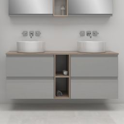 Cersanit Moduo umywalka z szafką 50 cm białą S801-229-DSM