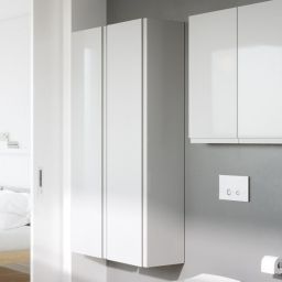 Cersanit Moduo szafka boczna 160 cm wysoka wisząca biały S590-020-DSM