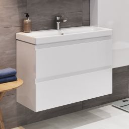 Cersanit Moduo szafka 79,5x44,7x57 cm podumywalkowa wisząca biała S590-008-DSM