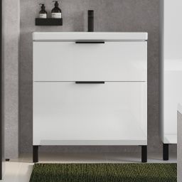 Cersanit City szafka 60 cm podumywalkowa wisząca biały połysk S584-017-DSM