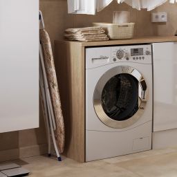 Cersanit City szafka 65 cm pod pralkę stojąca biały połysk S584-028-DSM