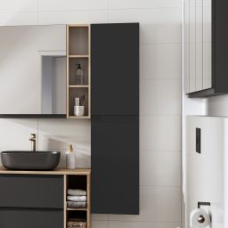 Cersanit Moduo szafka 40 cm boczna wisząca antracyt S590-073-DSM