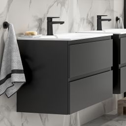 Cersanit Moduo Slim szafka 80 cm podumywalkowa wisząca antracyt S590-077-DSM