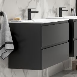 Cersanit Moduo B817 umywalka z szafką 60 cm wisząca antracyt S801-472-DSM