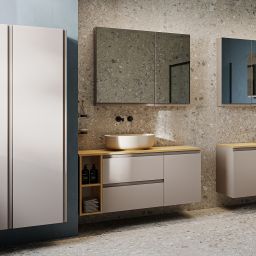 Cersanit Moduo szafka 39,5x34x160 cm boczna wisząca kaszmir S590-112-DSM