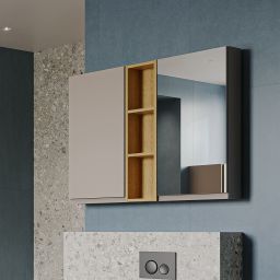 Cersanit Moduo szafka 20x14,1x80 cm boczna wisząca dąb hikora S590-121-DSM