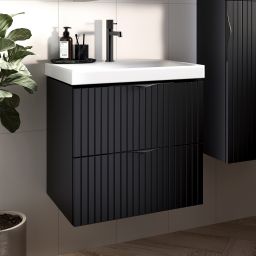 Cersanit Tirso umywalka z szafką 100 cm czarną S801-588